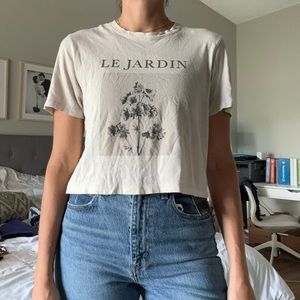 Abercrombie floral crop top